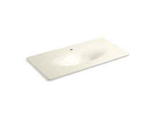 Load image into Gallery viewer, KOHLER K-3052-1 Iron/Impressions 43&amp;quot; Enameled cast iron vanity top with integrated oval sink
