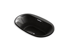 Load image into Gallery viewer, KOHLER K-5718-GW-7 Underscore Oval 72&amp;quot; x 42&amp;quot; drop-in BubbleMassage(TM) Air Bath with Bask heated surface
