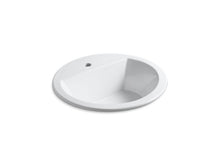 Load image into Gallery viewer, KOHLER K-2714-1 Bryant Round Drop-in bathroom sink with single faucet hole
