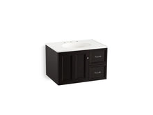 Load image into Gallery viewer, KOHLER K-99517-R-1WU Damask 30&amp;quot; wall-hung bathroom vanity cabinet with 1 door and 2 drawers on right
