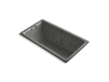 Load image into Gallery viewer, KOHLER K-856-HE-58 Tea-for-Two 66&amp;quot; x 36&amp;quot; drop-in whirlpool with reversible drain, custom pump location and heater without trim

