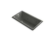 Load image into Gallery viewer, KOHLER K-852-HE-58 Tea-for-Two 60&amp;quot; x 32&amp;quot; drop-in whirlpool with end drain, custom pump location and heater without trim
