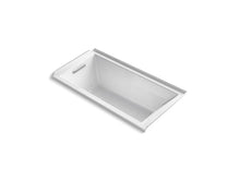 Load image into Gallery viewer, KOHLER K-1167-GLW-0 Underscore Rectangle 60&amp;quot; x 30&amp;quot; alcove BubbleMassage(TM) Air Bath with Bask heated surface and left-hand drain
