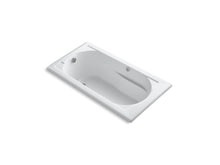 Load image into Gallery viewer, KOHLER K-1357-GW-0 Devonshire 60&amp;quot; x 32&amp;quot; drop-in BubbleMassage(TM) Air Bath with Bask heated surface and reversible drain
