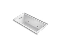 Load image into Gallery viewer, KOHLER K-1167-GVCLW-0 Underscore Rectangle 60&amp;quot; x 30&amp;quot; alcove VibrAcoustic + BubbleMassage(TM) Air Bath with Bask(TM) heated surface, chromatherapy and left hand drain
