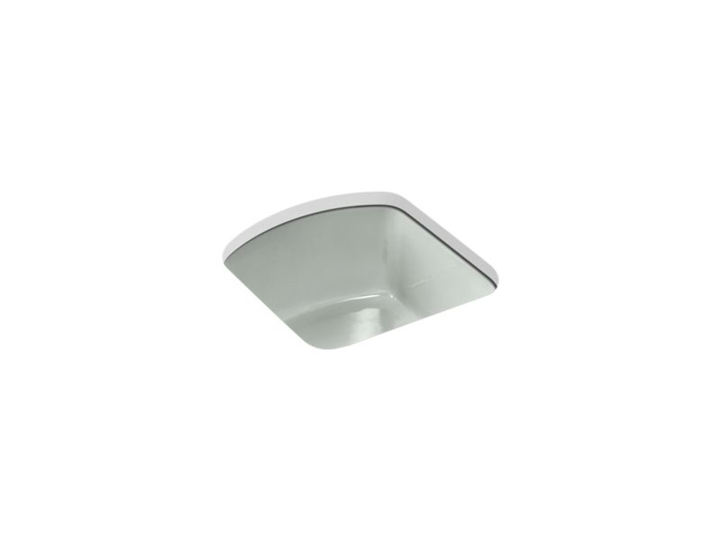 KOHLER Napa 18-3/4" x 18-11/16" x 9-5/8" Undermount bar sink with no faucet holes