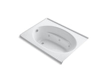 Load image into Gallery viewer, KOHLER K-1112-LH-0 Windward 60&amp;quot; x 42&amp;quot; alcove whirlpool with integral flange, left-hand drain and heater
