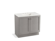 Load image into Gallery viewer, KOHLER K-99531-TK-1WT Poplin 36&amp;quot; bathroom vanity cabinet with toe kick and 2 doors
