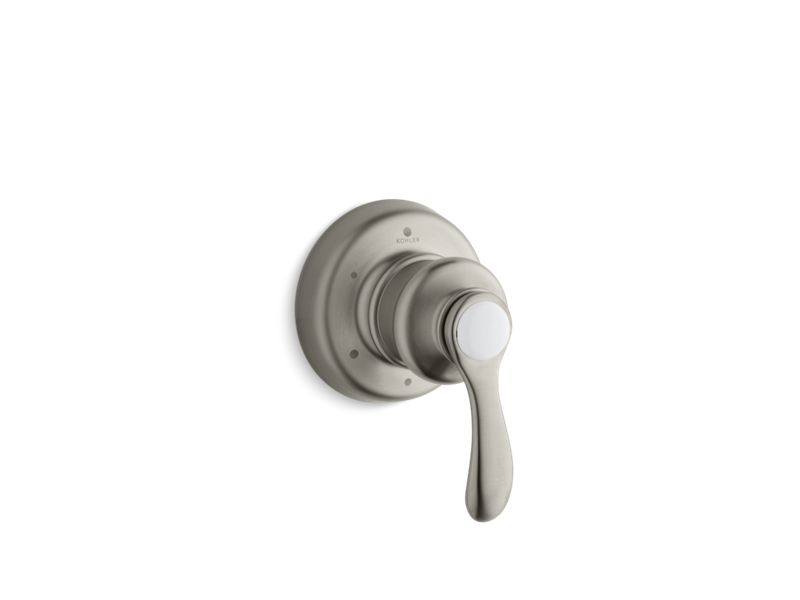 KOHLER Fairfax Valve Trim For Transfer Valve With Lever Handle, Requires Valve in Vibrant Brushed Nickel