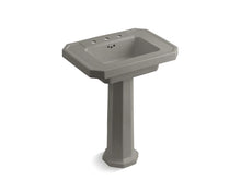 Load image into Gallery viewer, KOHLER 2322-8-K4 Kathryn Pedestal Bathroom Sink With 8&amp;quot; Widespread Faucet Holes in Cashmere
