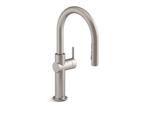 Load image into Gallery viewer, KOHLER K-22974-WB Crue Touchless pull-down kitchen sink faucet with KOHLER Konnect and three-function sprayhead
