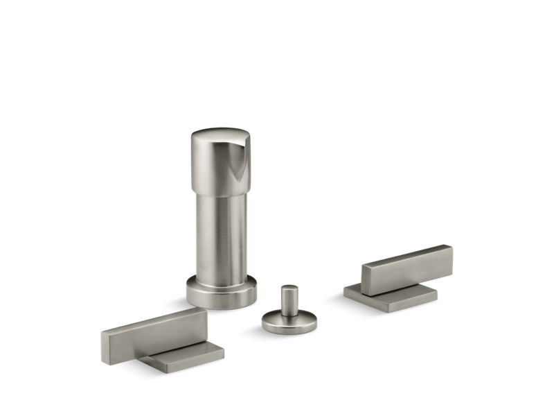 KOHLER K-14663-4 Loure Vertical bidet faucet with lever handles