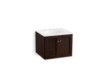Load image into Gallery viewer, KOHLER K-99513-1WB Damask 24&amp;quot; wall-hung bathroom vanity cabinet with 2 doors
