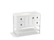 Load image into Gallery viewer, KOHLER K-99568-1WA Marabou 42&amp;quot; bathroom vanity cabinet with 1 door and 4 drawers
