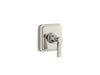 KOHLER K-T13174-4B Pinstripe Valve trim with lever handle for volume control valve, requires valve