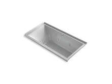 Load image into Gallery viewer, KOHLER K-1167-XH2GR-95 Underscore Rectangle 60&amp;quot; x 30&amp;quot; alcove whirlpool + BubbleMassage(TM) Air Bath with integral flange and right-hand drain
