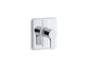 KOHLER Singulier Rite-Temp(R) Valve Trim With Lever Handle in Polished Chrome