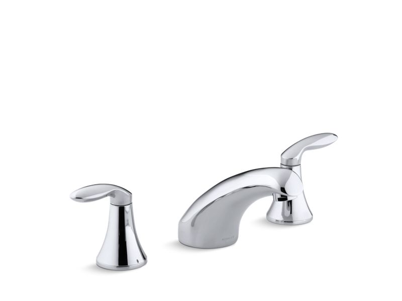 KOHLER K-P15294-4 Coralais Bath-mount high-flow bath faucet trim with lever handles