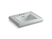 Load image into Gallery viewer, KOHLER K-2239-4 Memoirs Pedestal/console table bathroom sink basin with 4&amp;quot; centerset faucet holes
