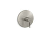 KOHLER T10940-4-BN Stillness Valve Trim With Lever Handle For Thermostatic Valve, Requires Valve in Vibrant Brushed Nickel