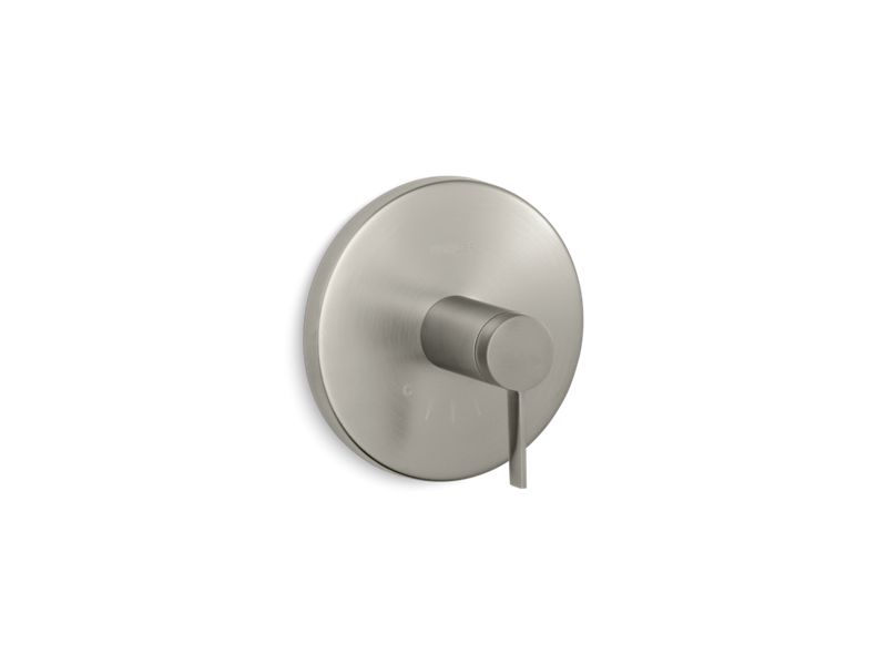 KOHLER T10940-4-BN Stillness Valve Trim With Lever Handle For Thermostatic Valve, Requires Valve in Vibrant Brushed Nickel
