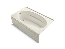 Load image into Gallery viewer, KOHLER K-1114-GLA-96 Windward 72&amp;quot; x 42&amp;quot; alcove BubbleMassage(TM) Air Bath with integral apron and left-hand drain
