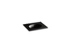 KOHLER Ceramic/Impressions 25" oval vanity-top bathroom sink with single faucet hole
