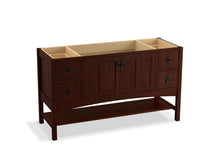 Load image into Gallery viewer, KOHLER K-99558-1WG Marabou 60&amp;quot; bathroom vanity cabinet with 2 doors and 4 drawers
