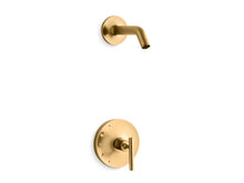 Load image into Gallery viewer, KOHLER K-TLS14422-4 Purist Rite-Temp shower valve trim with lever handle, less showerhead
