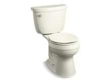 Load image into Gallery viewer, KOHLER 3887-U-96 Cimarron Comfort Height Two-Piece Round-Front 1.28 Gpf Chair Height Toilet With Insulated Tank in Biscuit
