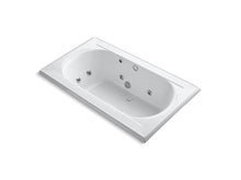 Load image into Gallery viewer, KOHLER K-1418-HC-0 Memoirs 72&amp;quot; x 42&amp;quot; drop-in whirlpool with reversible drain, heater and custom pump location without jet trim
