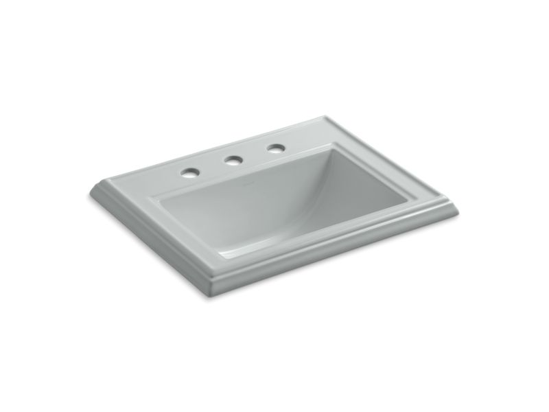 KOHLER K-2241-8 Memoirs Classic Classic drop-in bathroom sink with 8" widespread faucet holes