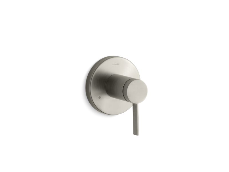 KOHLER Stillness Valve Trim With Lever Handle For Transfer Valve, Requires Valve in Vibrant Brushed Nickel