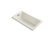 Load image into Gallery viewer, KOHLER K-852-HE-96 Tea-for-Two 60&amp;quot; x 32&amp;quot; drop-in whirlpool with end drain, custom pump location and heater without trim
