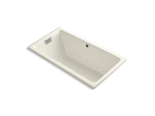 Load image into Gallery viewer, KOHLER K-856-GBN-96 Tea-for-Two 66&amp;quot; x 36&amp;quot; drop-in BubbleMassage air bath with Vibrant Brushed Nickel airjet finish
