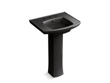 Load image into Gallery viewer, KOHLER K-24050-8 Kelston Pedestal bathroom sink with 8&amp;quot; centerset faucet holes
