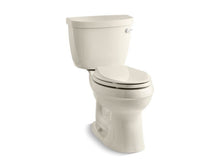 Load image into Gallery viewer, KOHLER K-3609-RA Cimarron ComForteeight Two-piece elongated 1.28 gpf chair height toilet with right-hand trip lever

