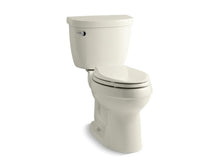 Load image into Gallery viewer, KOHLER 3609-U-96 Cimarron Comfort Height Two-Piece Elongated 1.28 Gpf Chair Height Toilet With Insulated Tank in Biscuit
