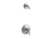 Load image into Gallery viewer, KOHLER T5319-4L-BN Refinia Rite-Temp(R) Shower Trim Set With Push-Button Diverter, Less Showerhead in Vibrant Brushed Nickel

