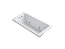 Load image into Gallery viewer, KOHLER K-1822-GVBCW-0 Underscore Rectangle 66&amp;quot; x 32&amp;quot; drop-in VibrAcoustic + BubbleMassage(TM) Air Bath with Bask(TM) heated surface and chromatherapy
