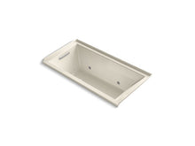 Load image into Gallery viewer, KOHLER K-1167-GVCLW-47 Underscore Rectangle 60&amp;quot; x 30&amp;quot; alcove VibrAcoustic + BubbleMassage(TM) Air Bath with Bask(TM) heated surface, chromatherapy and left hand drain
