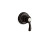 KOHLER Fairfax Valve Trim For Transfer Valve With Lever Handle, Requires Valve in Oil-Rubbed Bronze
