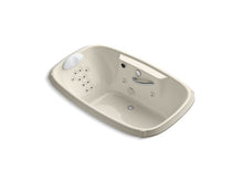 Load image into Gallery viewer, KOHLER K-1457-RM-47 Portrait 67&amp;quot; x 42&amp;quot; drop-in whirlpool with heater, grip rail drillings, right-hand pump and massage experience
