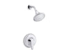 KOHLER July Rite-Temp Shower Trim With Lever Handle And 2.0 Gpm Showerhead in Polished Chrome