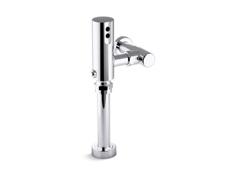 KOHLER 7535-CP Tripoint Exposed Hybrid 1.6 Gpf Flushometer For Toilet Installation in Polished Chrome