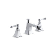 Load image into Gallery viewer, KOHLER 454-4S-CP Memoirs Stately Widespread Bathroom Sink Faucet With Lever Handles in Polished Chrome
