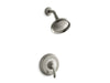 KOHLER Fairfax Rite-Temp(R) Shower Valve Trim With Lever Handle And 2.5 Gpm Showerhead in Vibrant Brushed Nickel