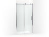 KOHLER Composed Sliding shower door, 78" H x 44-5/8 - 47-7/8" W, with 3/8" thick Crystal Clear glass
