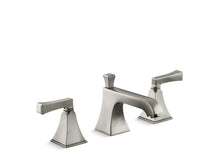 Load image into Gallery viewer, KOHLER K-454-4V Memoirs Stately Widespread bathroom sink faucet with Deco lever handles
