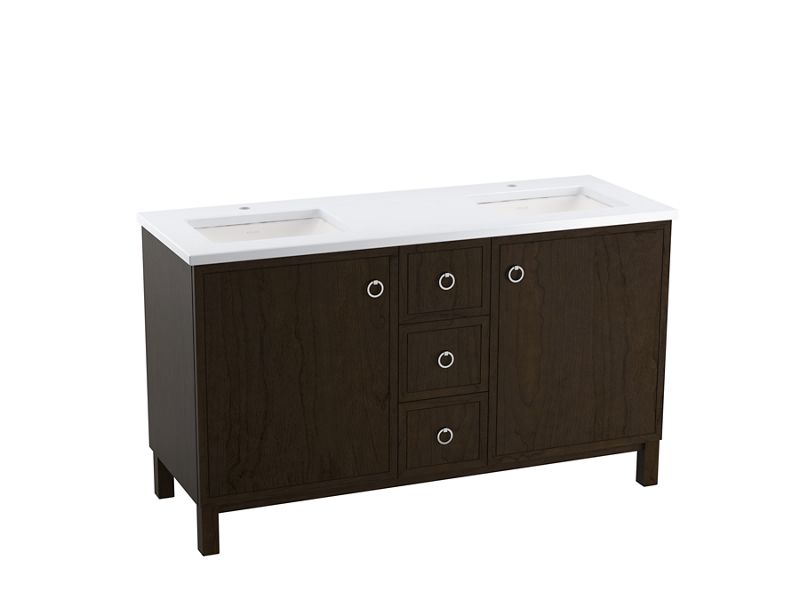 KOHLER K-99511-LG Jacquard 60" bathroom vanity cabinet